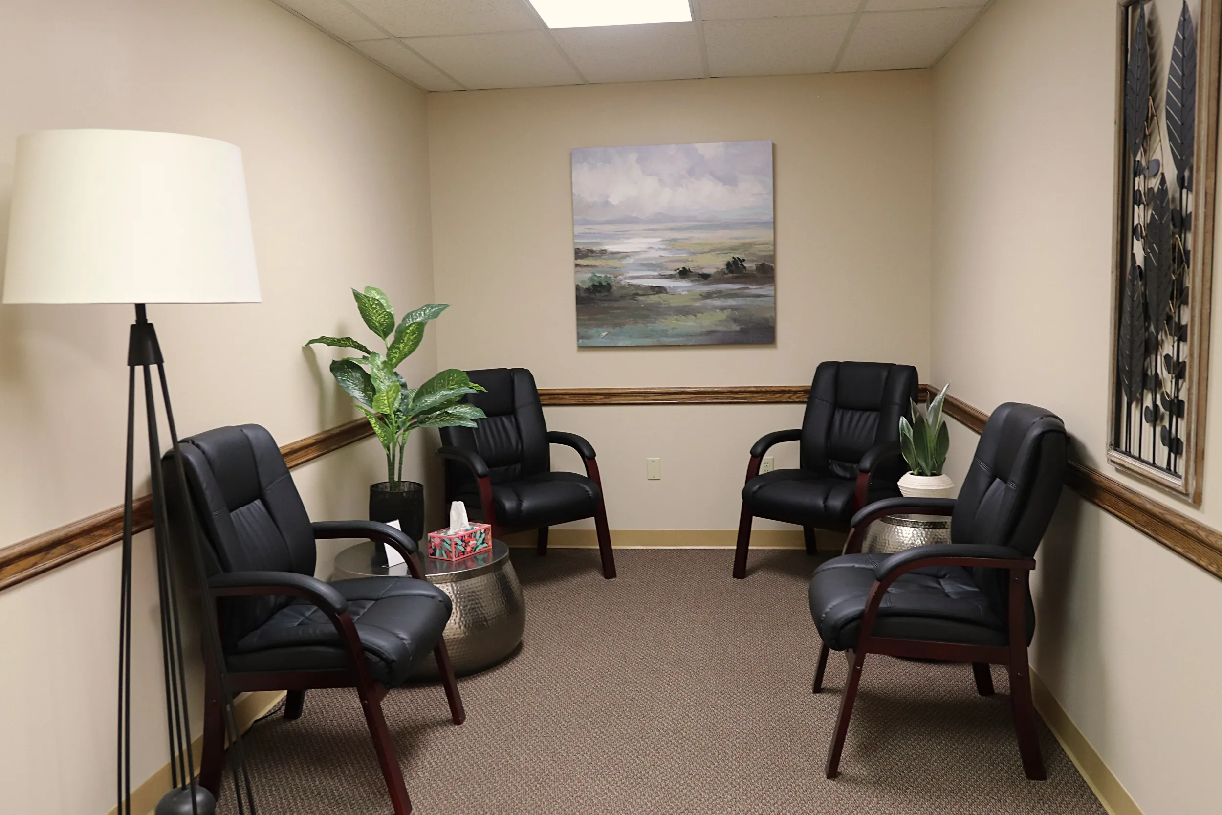 The welcoming lobby at Movement Improvement